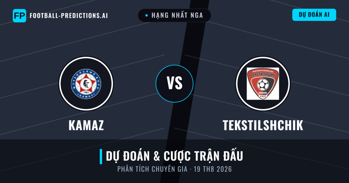 KAMAZ vs Tekstilshchik — dự đoán và xem trước trận đấu