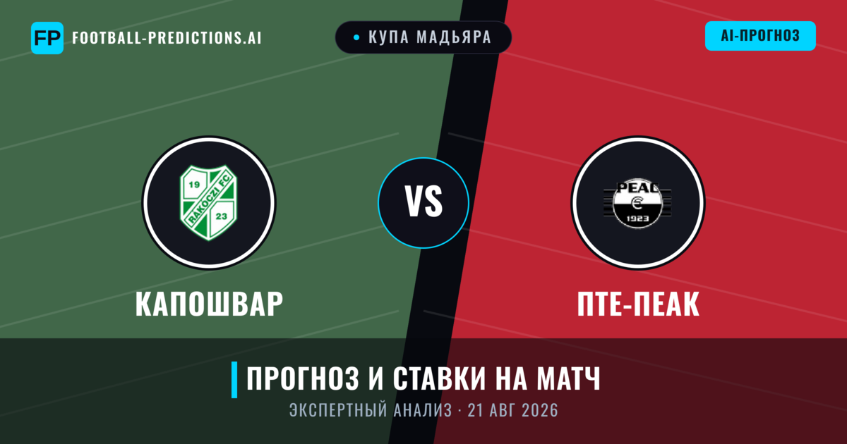 Капошвар – ПТЕ-ПЕАК — прогноз и превью матча