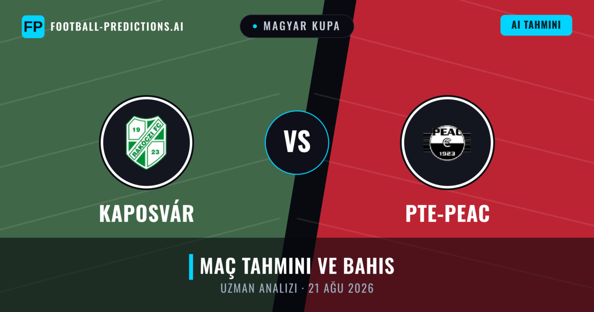 Kaposvár - PTE-PEAC — maç tahmini ve önizleme