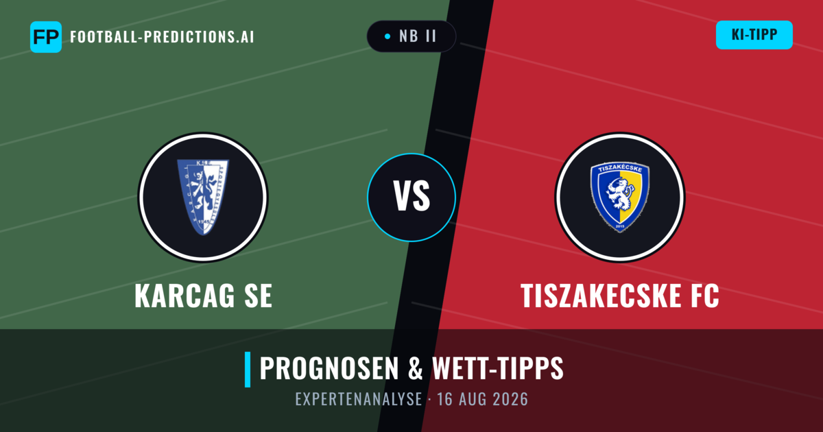 Karcag SE vs Tiszakecske FC — Prognose und Spielvorschau