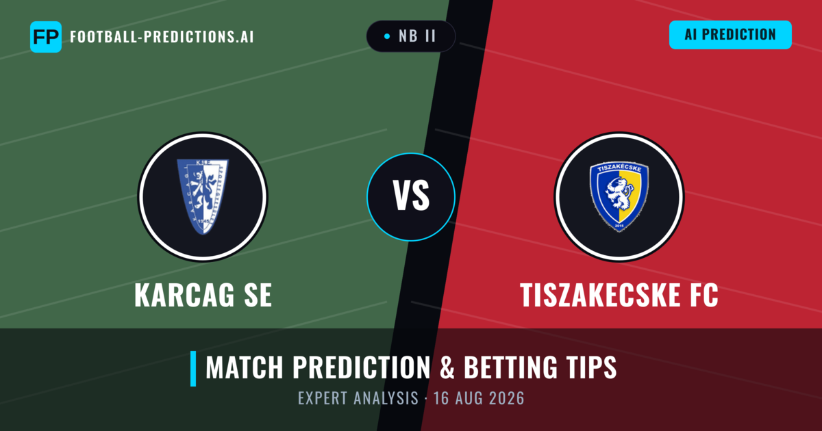 Karcag SE vs Tiszakecske FC — match prediction & preview