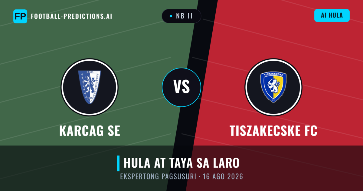 Karcag SE vs Tiszakecske FC — hula at preview ng laban