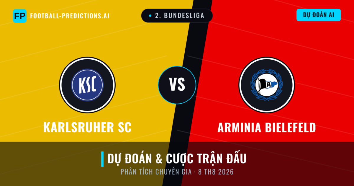 Karlsruher SC vs Arminia Bielefeld — dự đoán và xem trước trận đấu