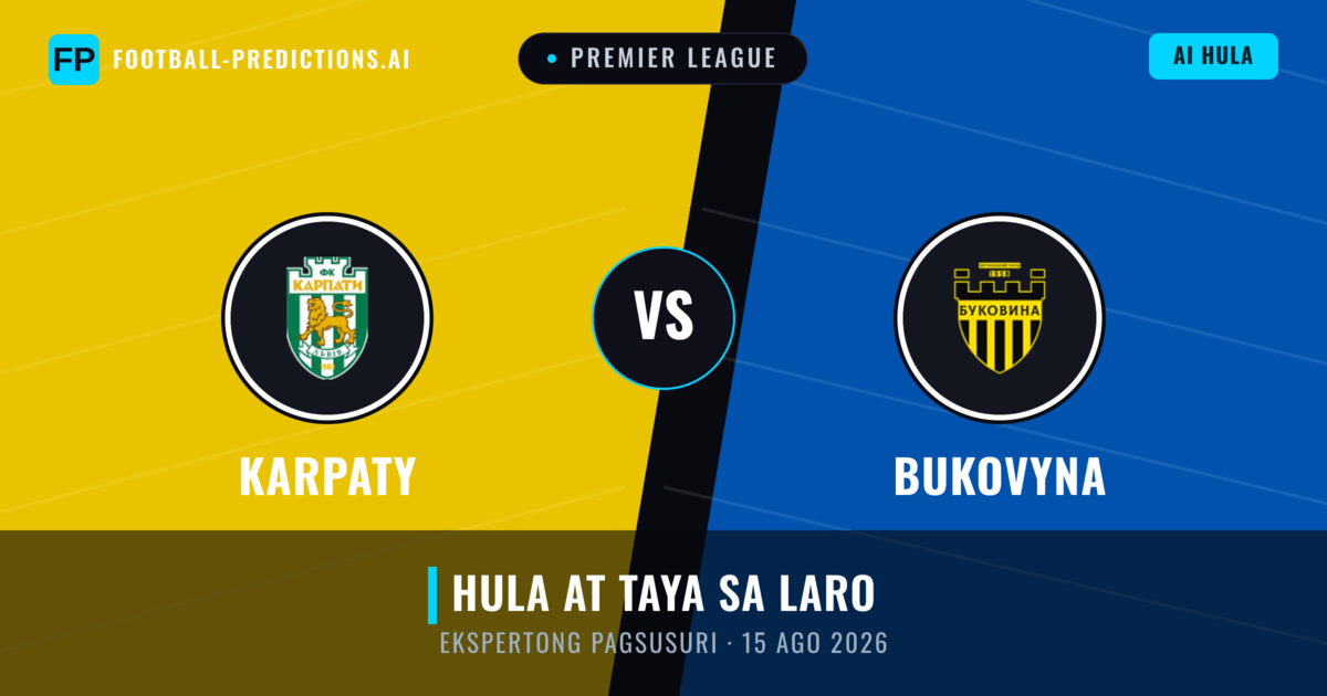 Karpaty vs Bukovyna — hula at preview ng laban