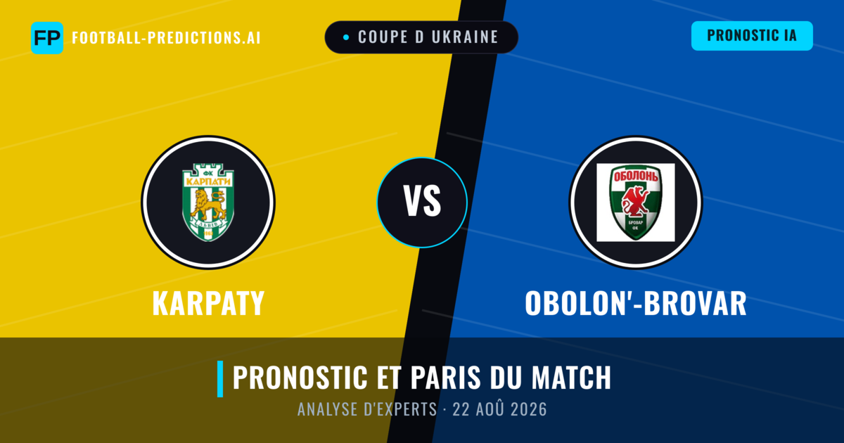 Karpaty vs Obolon'-Brovar — pronostic et avant-match