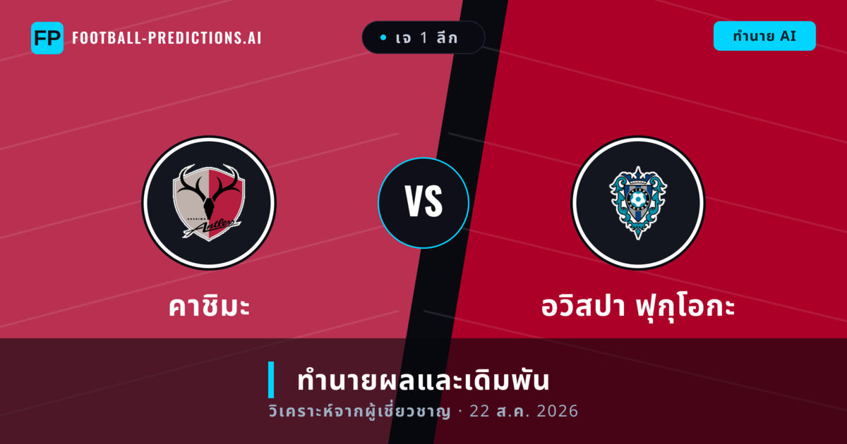 คาชิมะ พบ อวิสปา ฟุกุโอกะ — ทำนายผลและพรีวิวการแข่งขัน