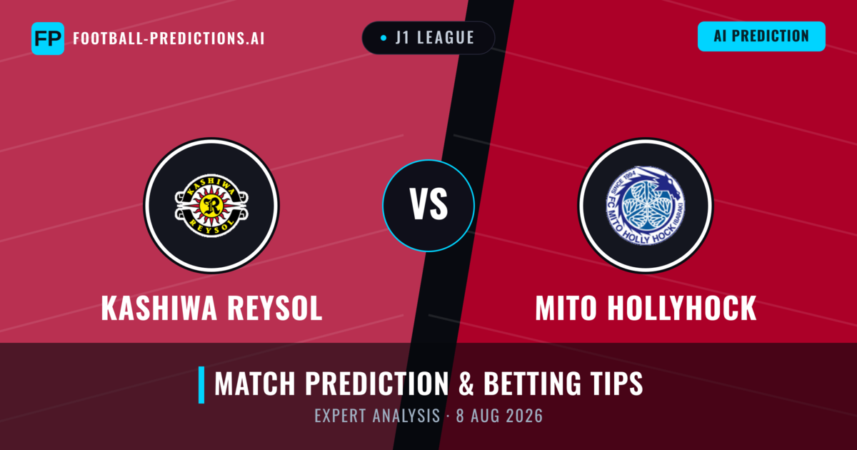 Kashiwa Reysol vs Mito Hollyhock — match prediction & preview