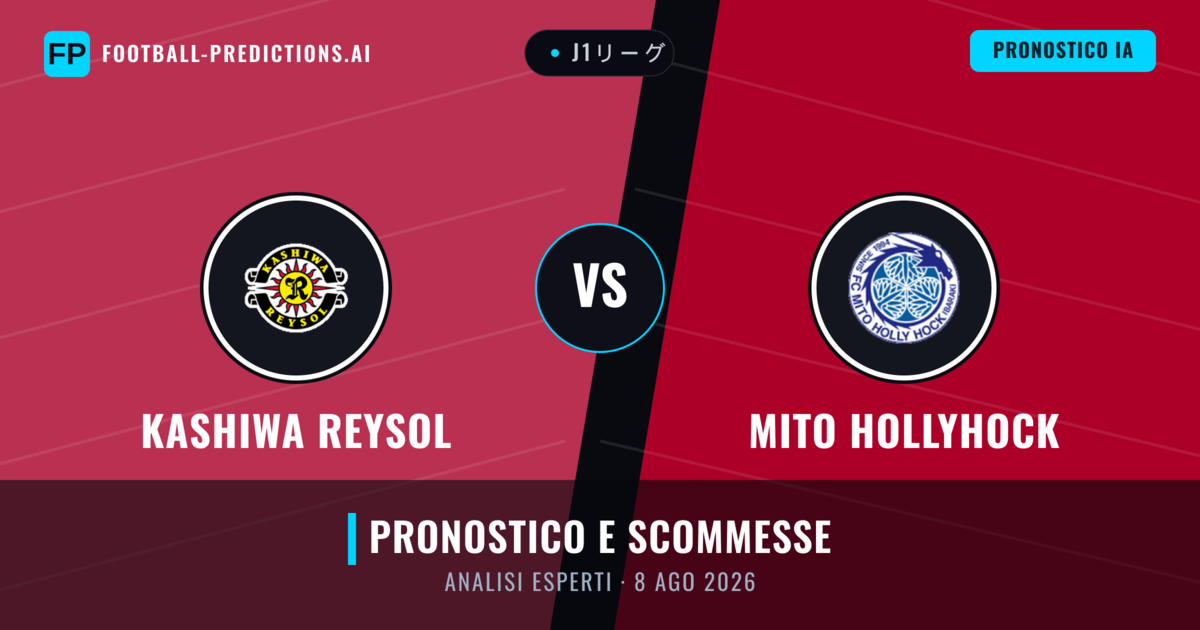 Kashiwa Reysol vs Mito HollyHock — pronostico e anteprima del match