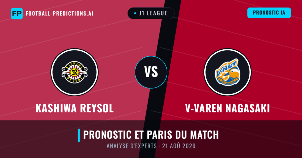 Kashiwa Reysol vs V-Varen Nagasaki — pronostic et avant-match