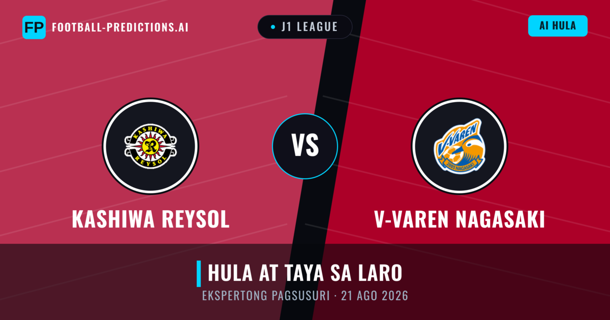 Kashiwa Reysol vs V-varen Nagasaki — hula at preview ng laban