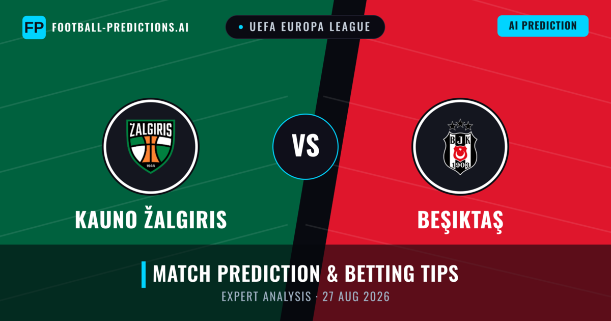 Kauno Žalgiris vs Beşiktaş — match prediction & preview