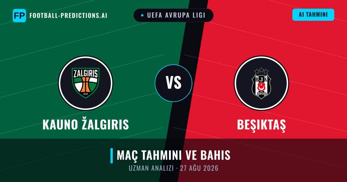 Kauno Žalgiris - Beşiktaş — maç tahmini ve önizleme