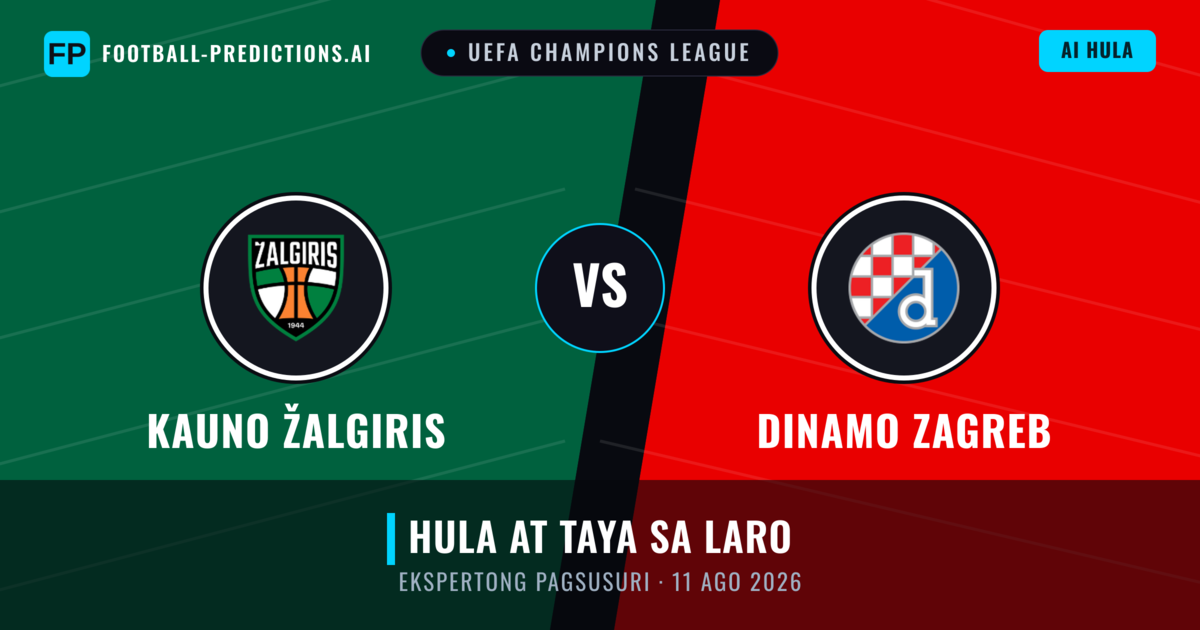 Kauno Žalgiris vs Dinamo Zagreb — hula at preview ng laban