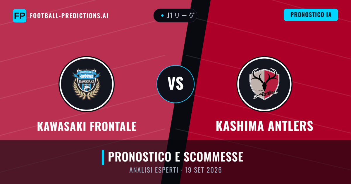 Kawasaki Frontale vs Kashima Antlers — pronostico e anteprima del match