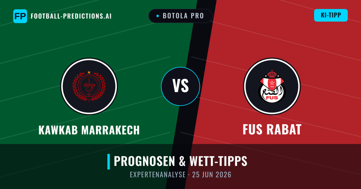 Kawkab Marrakech vs FUS Rabat — Prognose und Spielvorschau