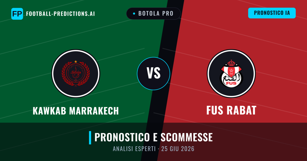 Kawkab Marrakech vs FUS Rabat — pronostico e anteprima del match