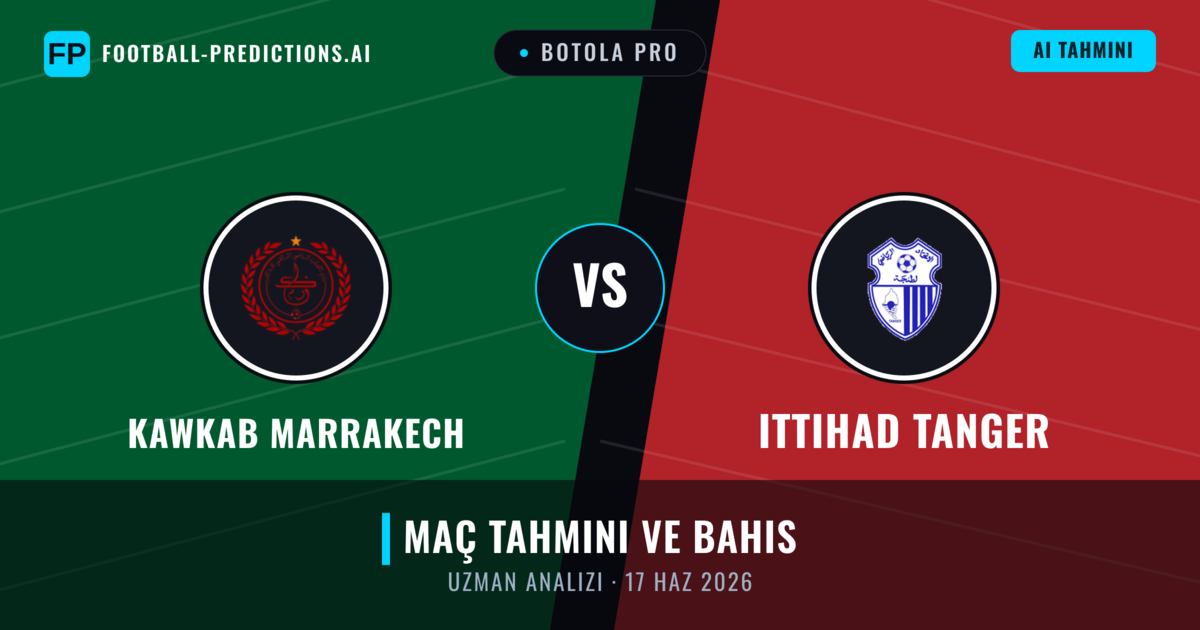 Kawkab Marrakech - Ittihad Tanger — maç tahmini ve önizleme