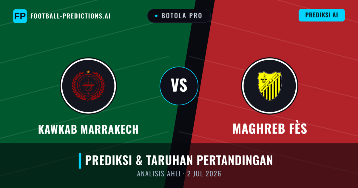 Kawkab Marrakech vs Maghreb Fès — prediksi dan pratinjau pertandingan