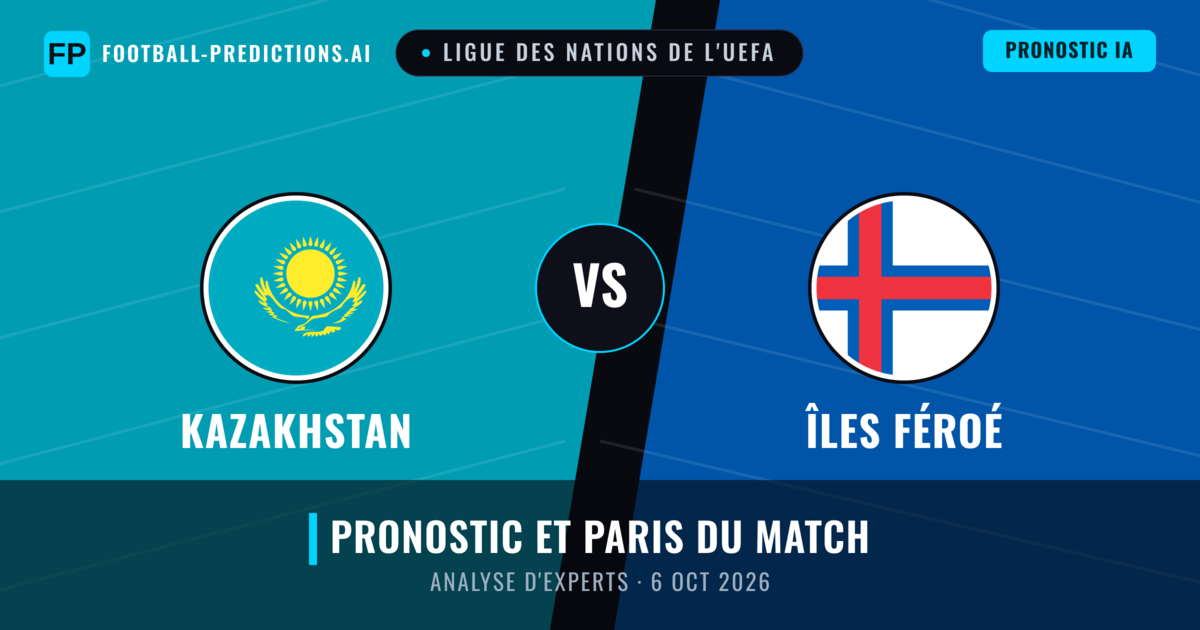 Kazakhstan vs Îles Féroé — pronostic et avant-match