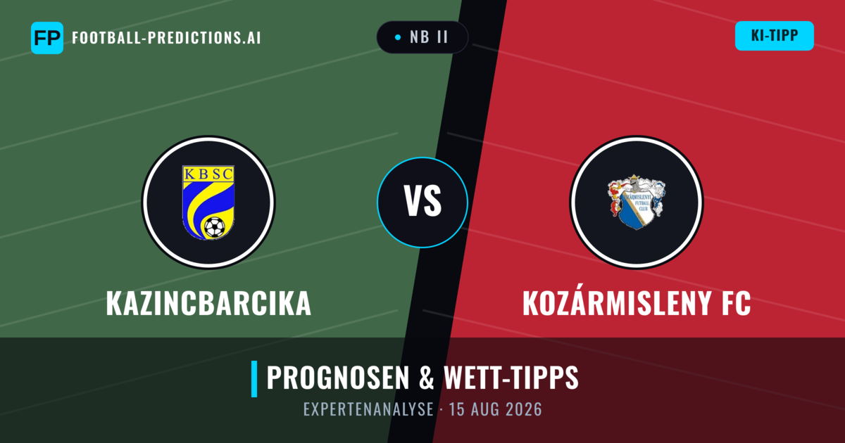 Kazincbarcika vs Kozármisleny FC — Prognose und Spielvorschau