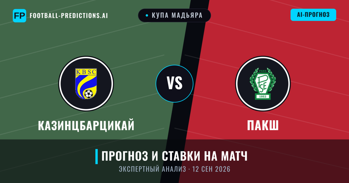 Казинцбарцикай – Пакш — прогноз и превью матча