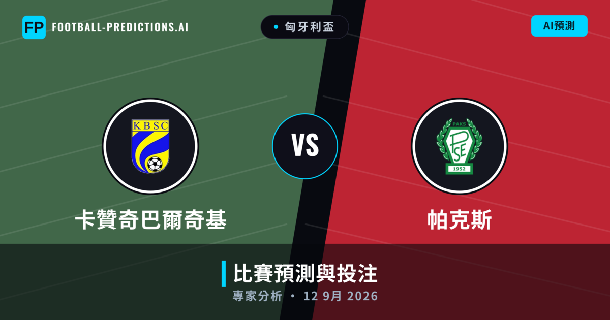 卡贊奇巴爾奇基 vs 帕克斯 — 比赛预测和前瞻