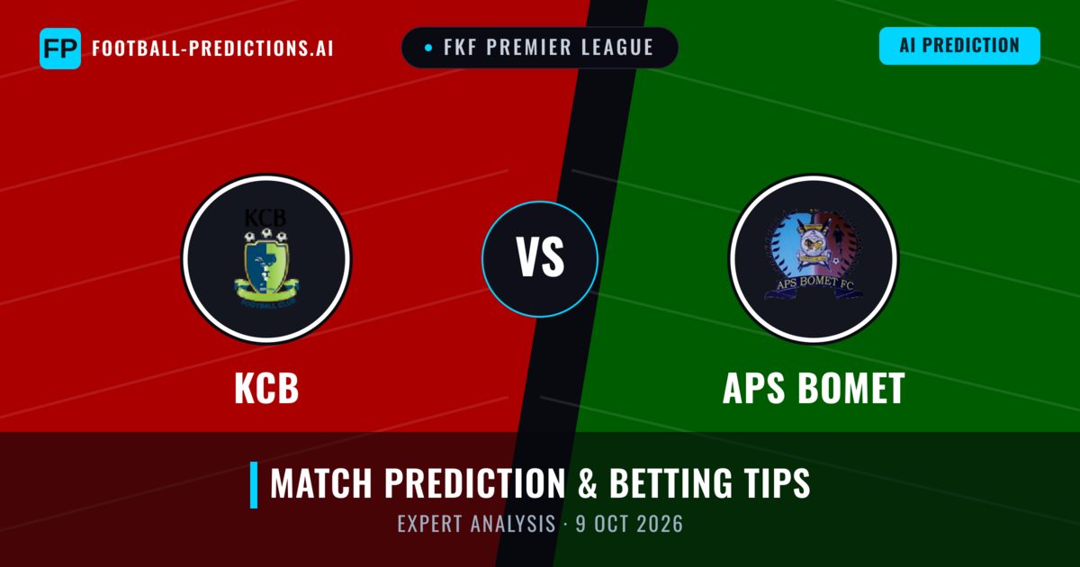 KCB vs APS Bomet — match prediction & preview