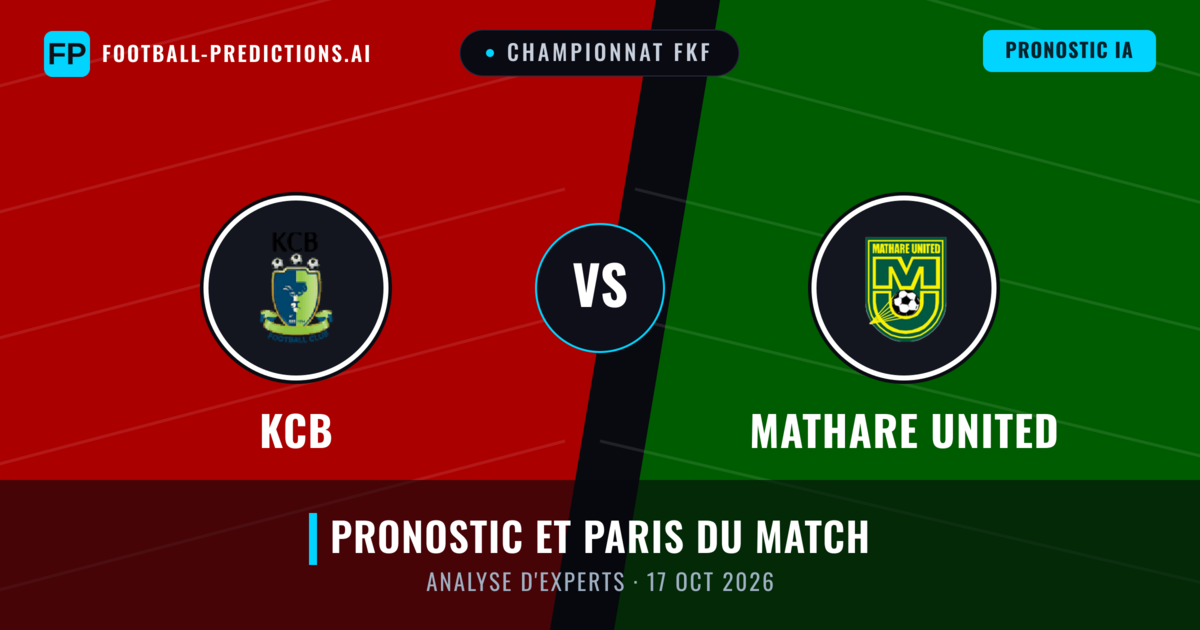 KCB vs Mathare United — pronostic et avant-match