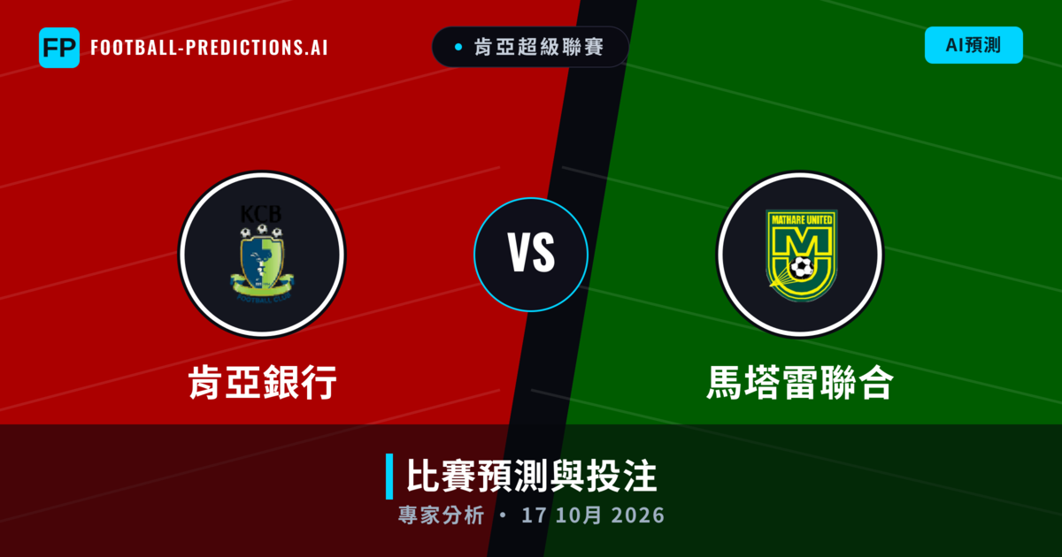肯亞銀行 vs 馬塔雷聯合 — 比赛预测和前瞻