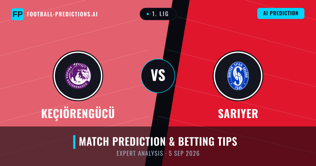 Keçiörengücü vs Sarıyer — match prediction & preview