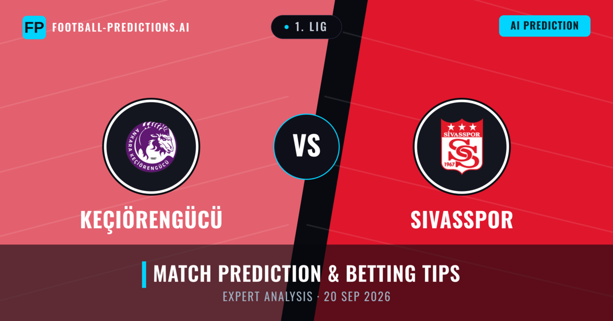 Keçiörengücü vs Sivasspor — match prediction & preview