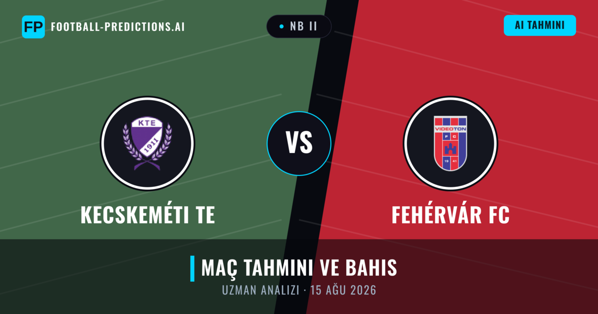 Kecskeméti TE - Fehérvár FC — maç tahmini ve önizleme