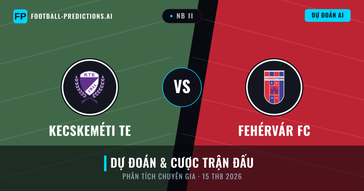 Kecskeméti TE vs Fehérvár FC — dự đoán và xem trước trận đấu