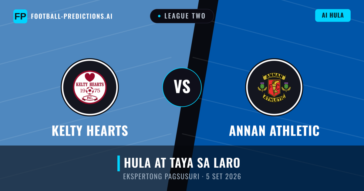 Kelty Hearts vs Annan Athletic — hula at preview ng laban