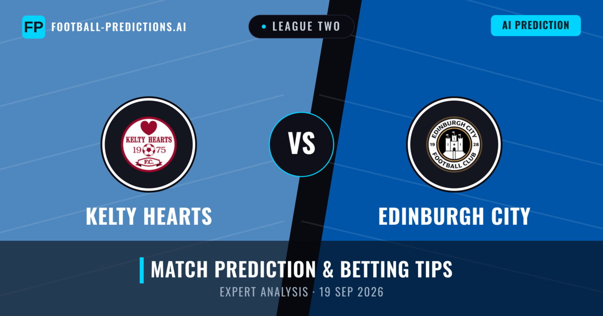 Kelty Hearts vs Edinburgh City — match prediction & preview