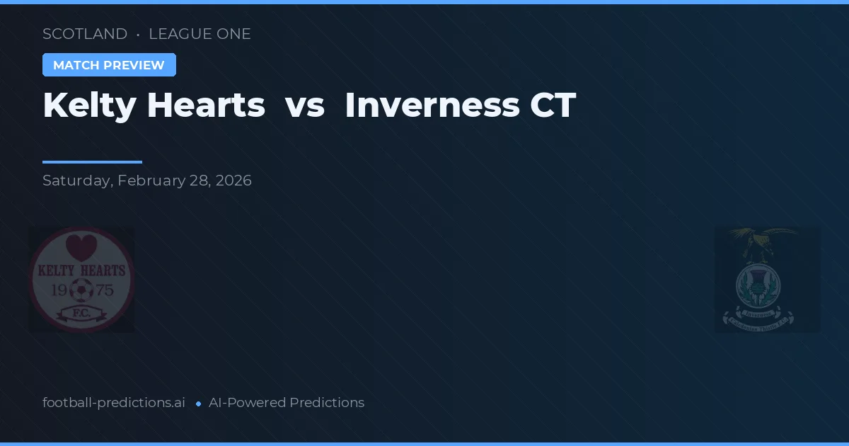 Kelty Hearts vs Inverness Caledonian Thistle — pronostico e anteprima del match