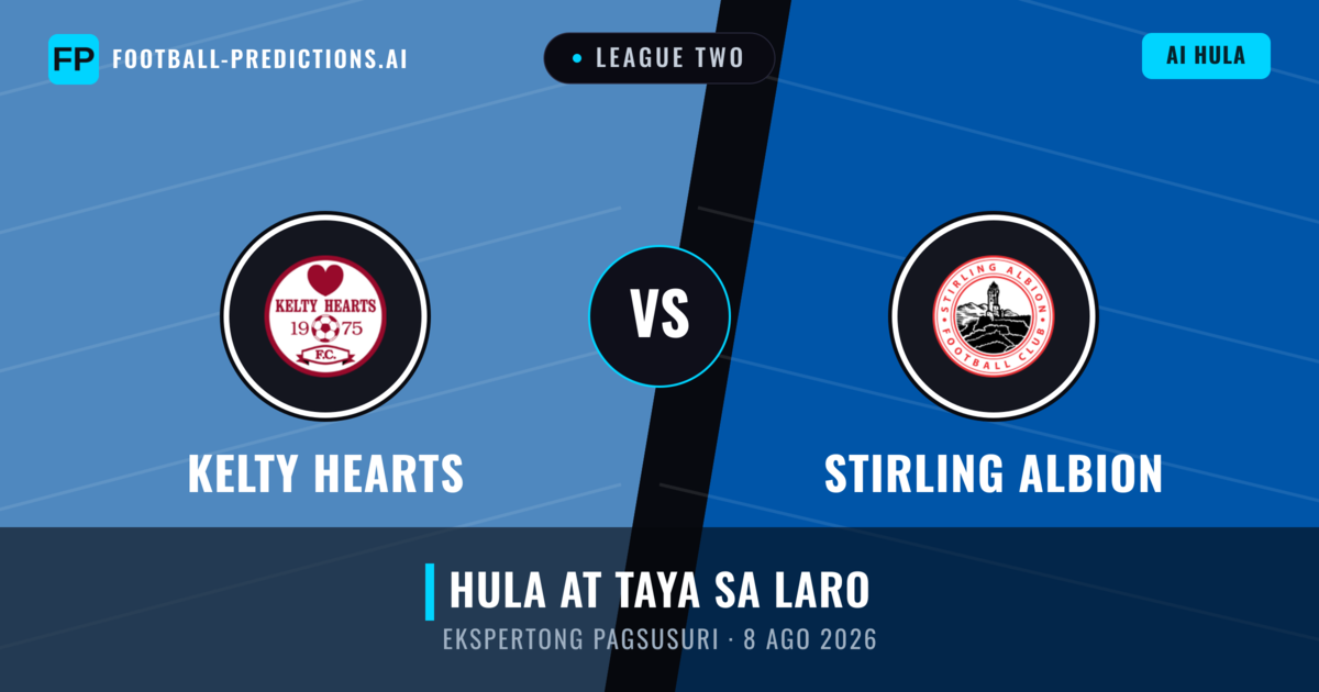 Kelty Hearts vs Stirling Albion — hula at preview ng laban