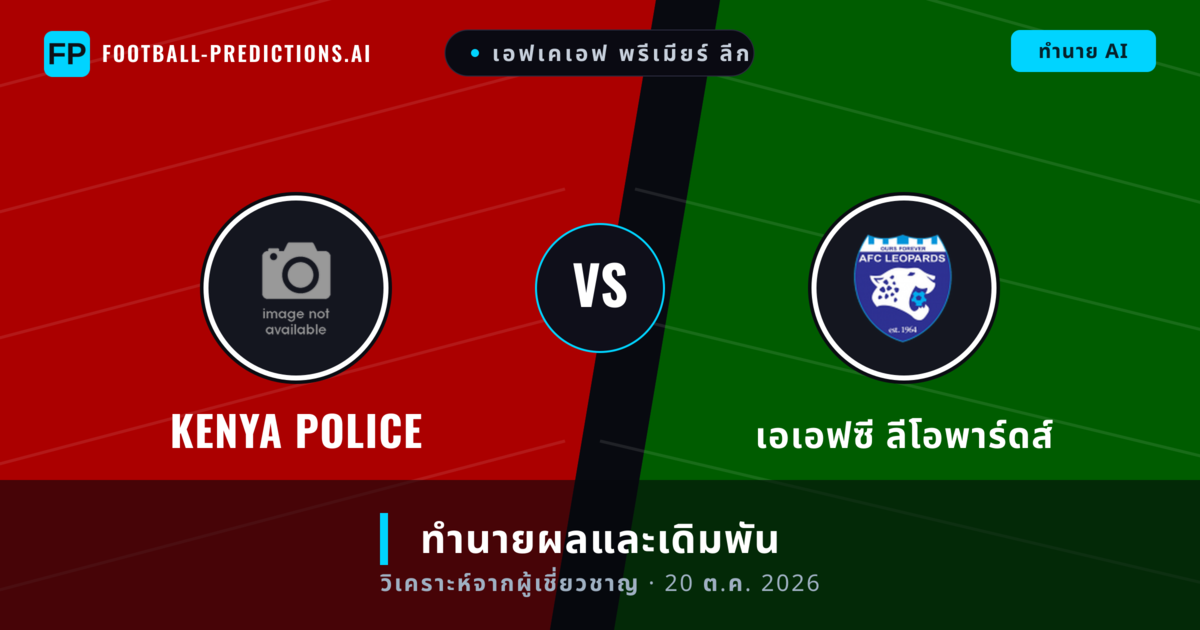 Kenya Police พบ เอเอฟซี ลีโอพาร์ดส์ — ทำนายผลและพรีวิวการแข่งขัน