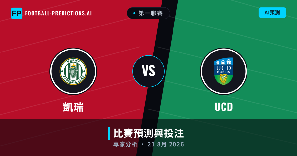 凱瑞 vs UCD — 比赛预测和前瞻