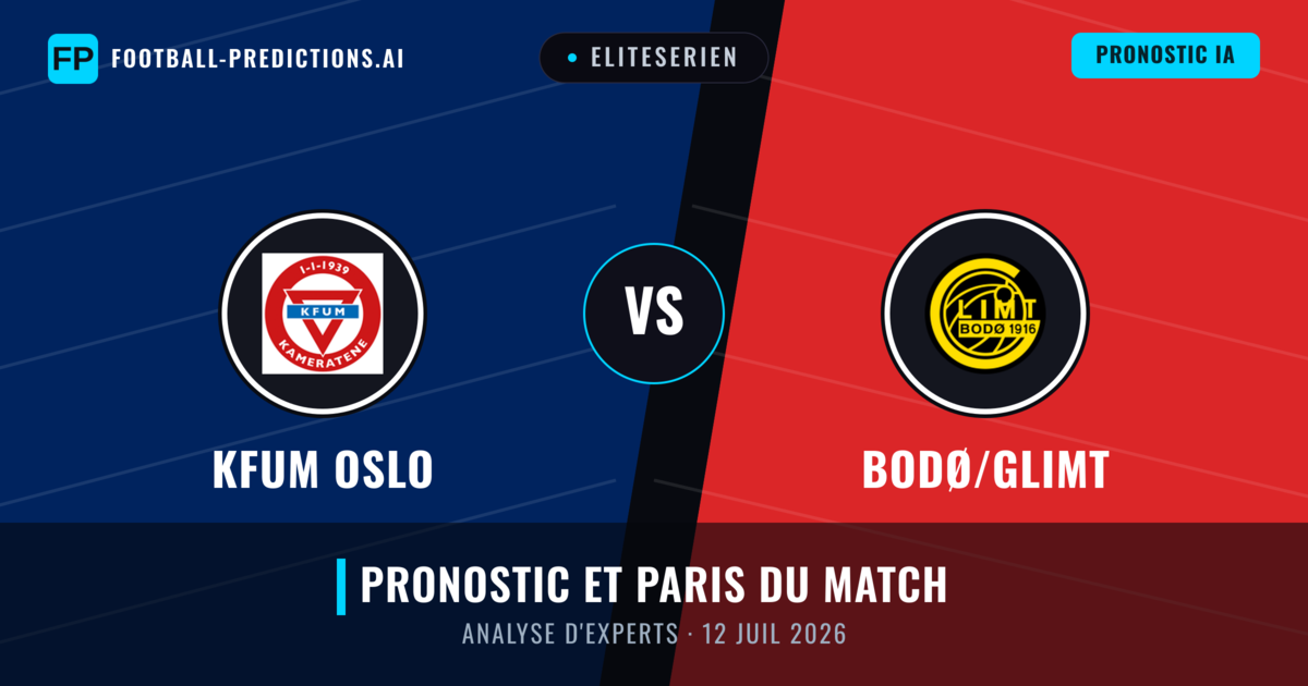 KFUM Oslo vs Bodø/Glimt — pronostic et avant-match