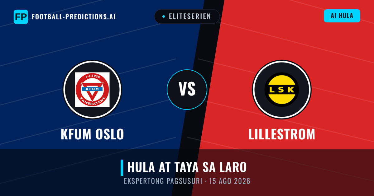 KFUM Oslo vs Lillestrom — hula at preview ng laban