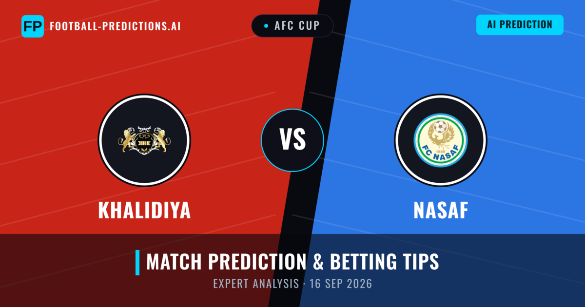 Khalidiya vs Nasaf — match prediction & preview