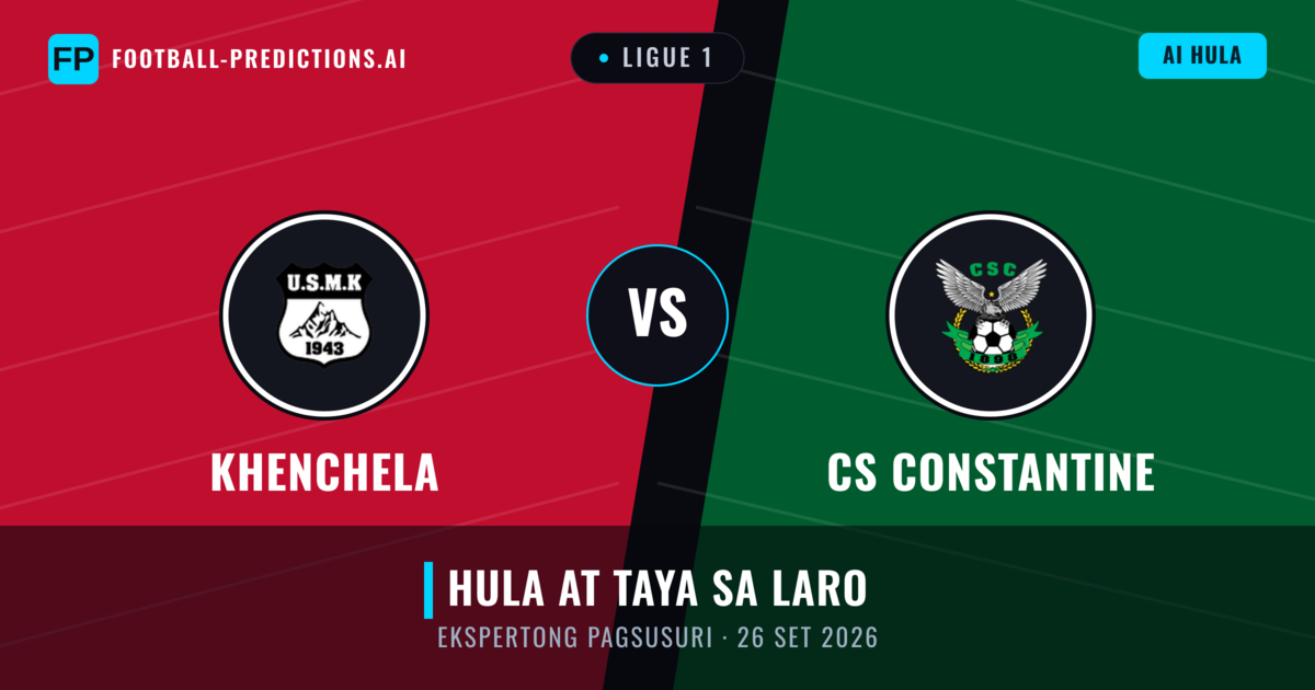 Khenchela vs CS Constantine — hula at preview ng laban