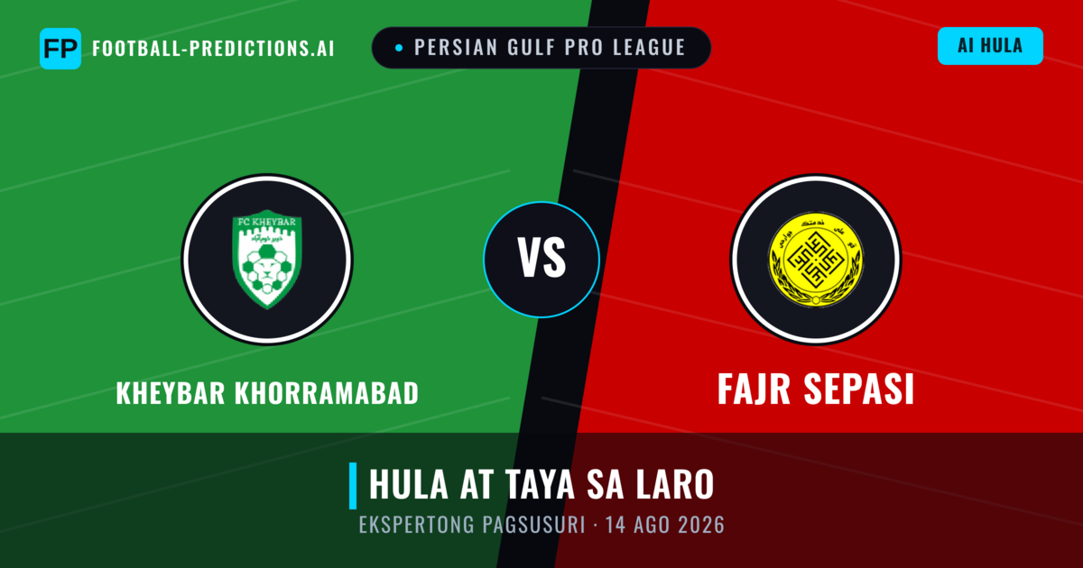 Kheybar Khorramabad vs Fajr Sepasi — hula at preview ng laban