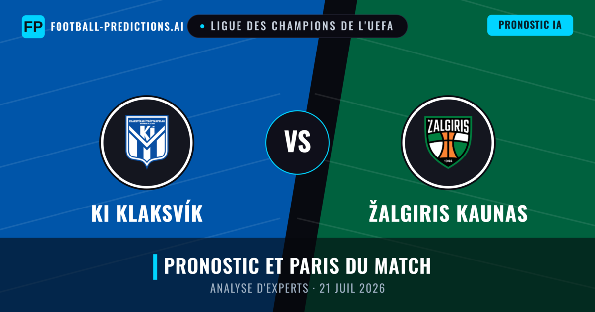 KI Klaksvík vs Žalgiris Kaunas — pronostic et avant-match