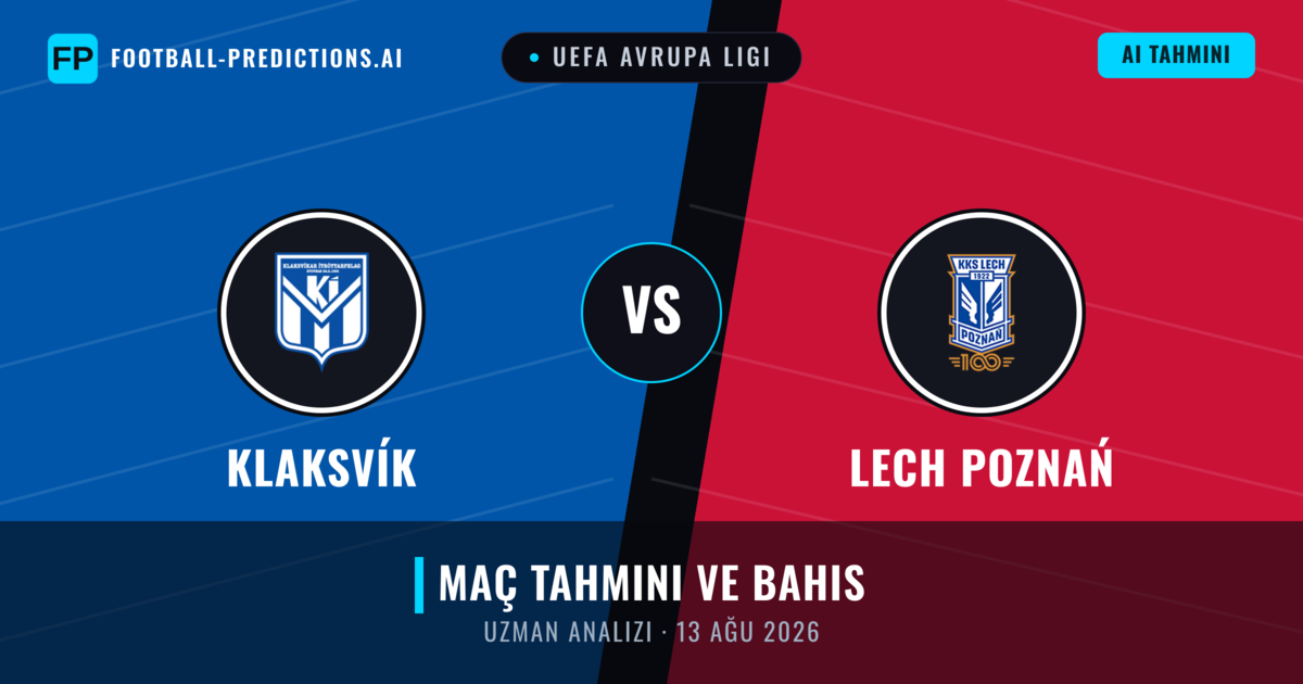Klaksvík - Lech Poznań — maç tahmini ve önizleme
