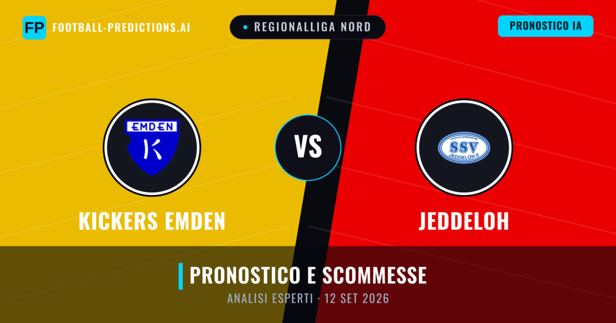 Kickers Emden vs Jeddeloh — pronostico e anteprima del match