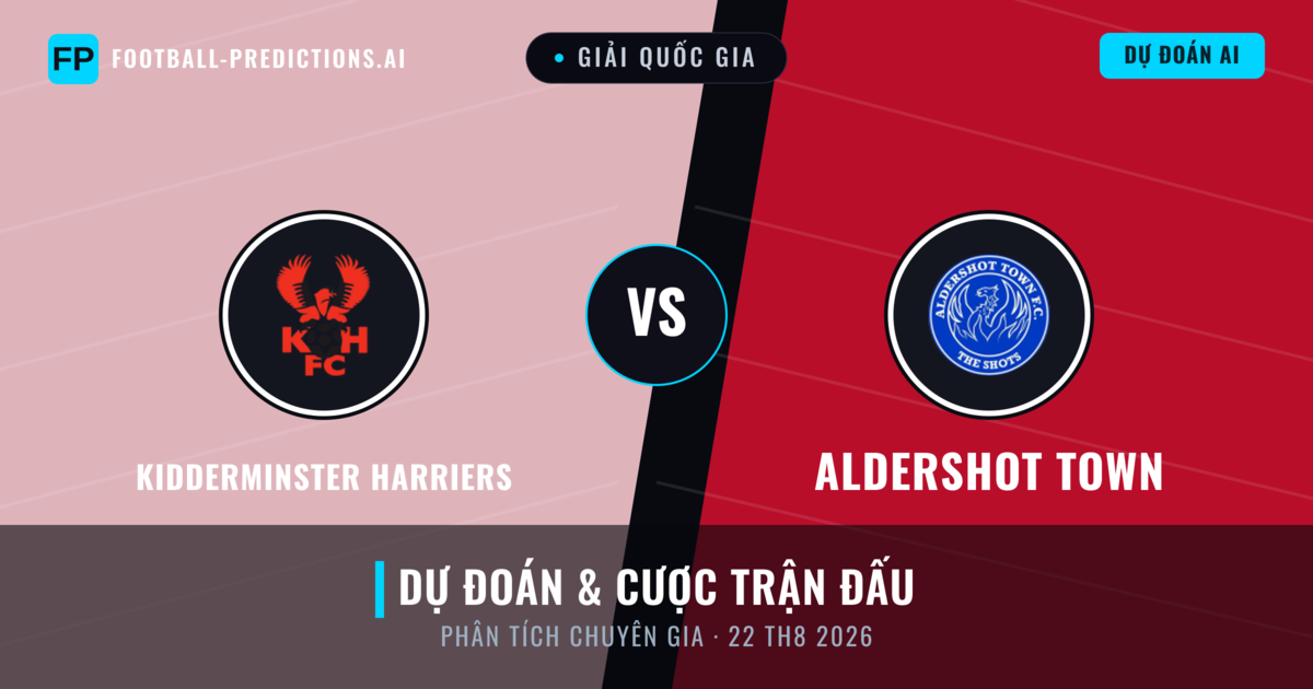 Kidderminster Harriers vs Aldershot Town — dự đoán và xem trước trận đấu