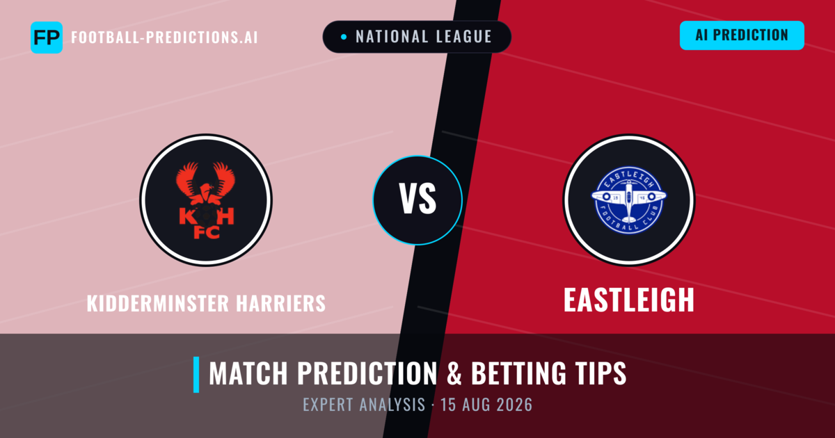 Kidderminster Harriers vs Eastleigh — match prediction & preview