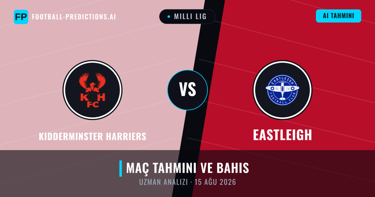 Kidderminster Harriers - Eastleigh — maç tahmini ve önizleme